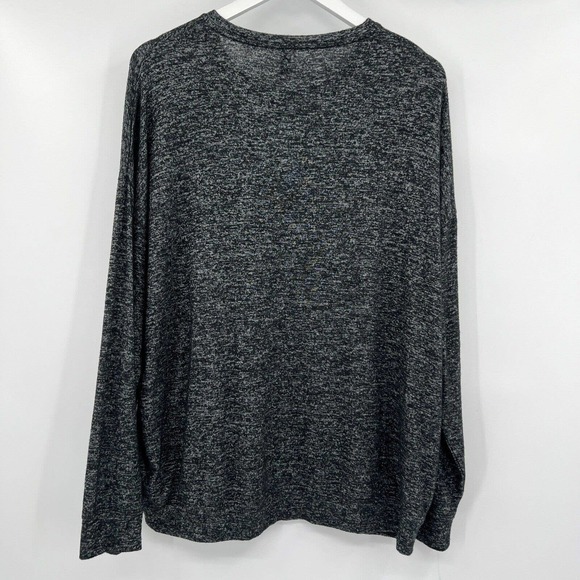 Athleta Mindful Pullover Sweatshirt Crew Neck Oversized Charcoal Gray Women’s L - Picture 6 of 10